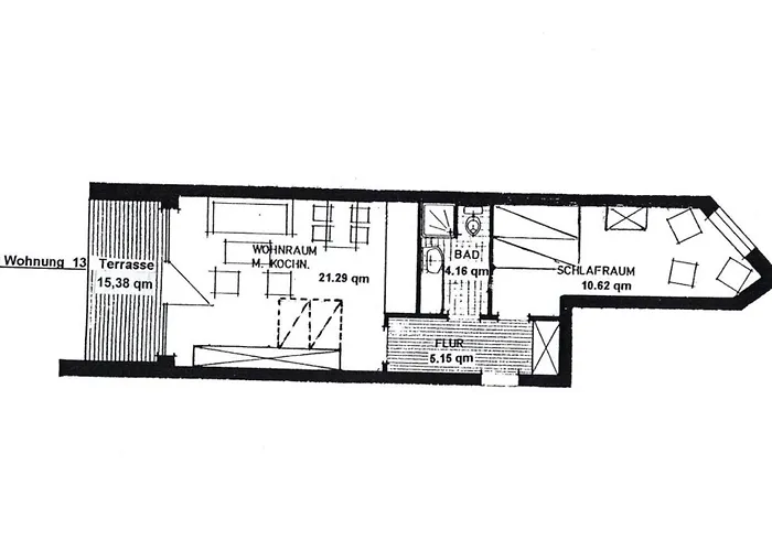 Haus-utlande-whg-13 Apartamento *